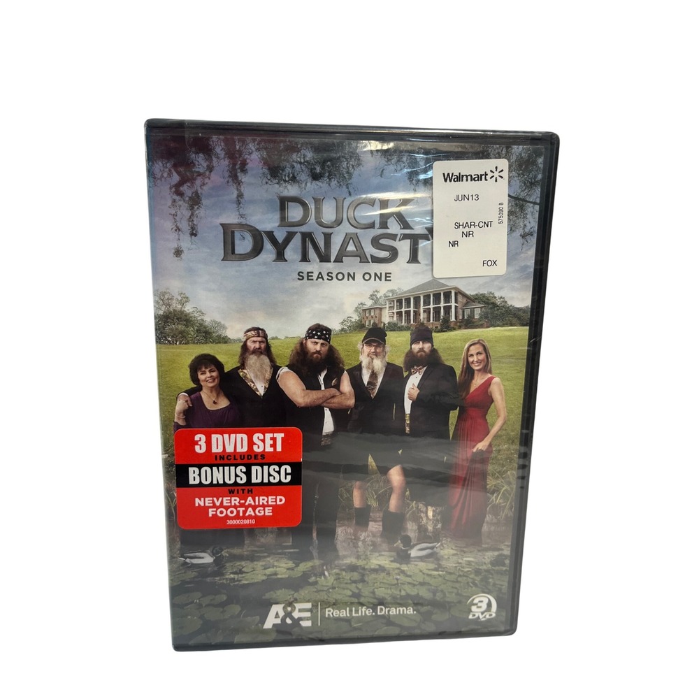 Duck Dynasty Season One 3-DVD Set A&E Reality TV Show New‎ Sealed Bonus Disc